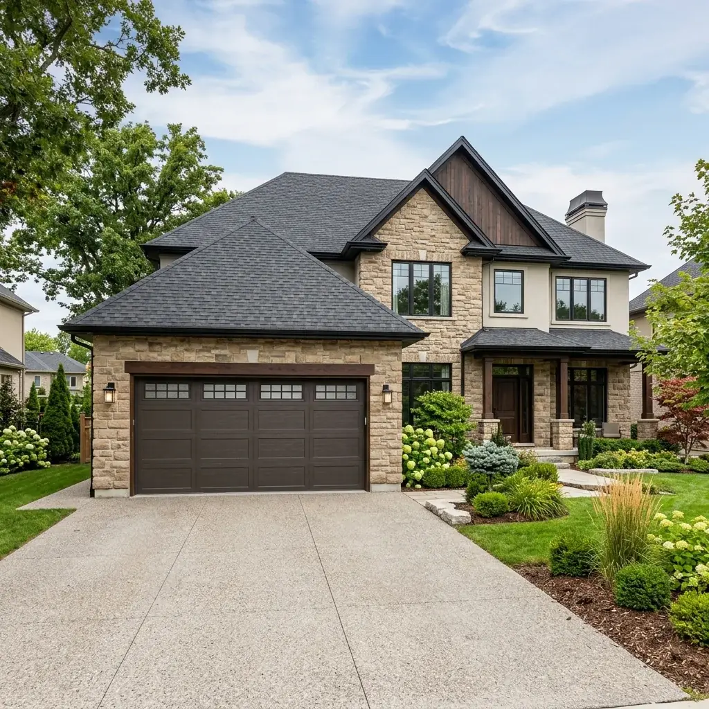 Double-Car Steel Insulated Denver Garage Door LTD
