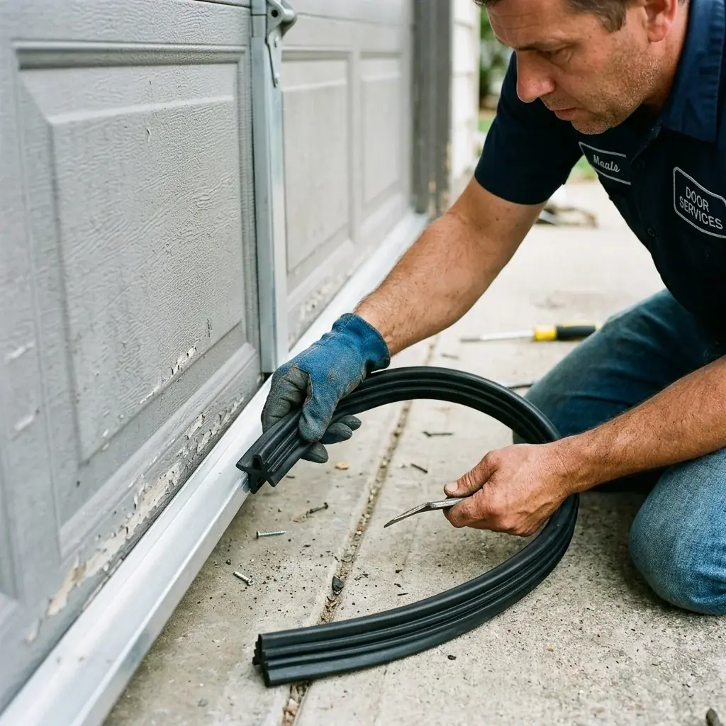 Garage Door Seals for Snow and Ice